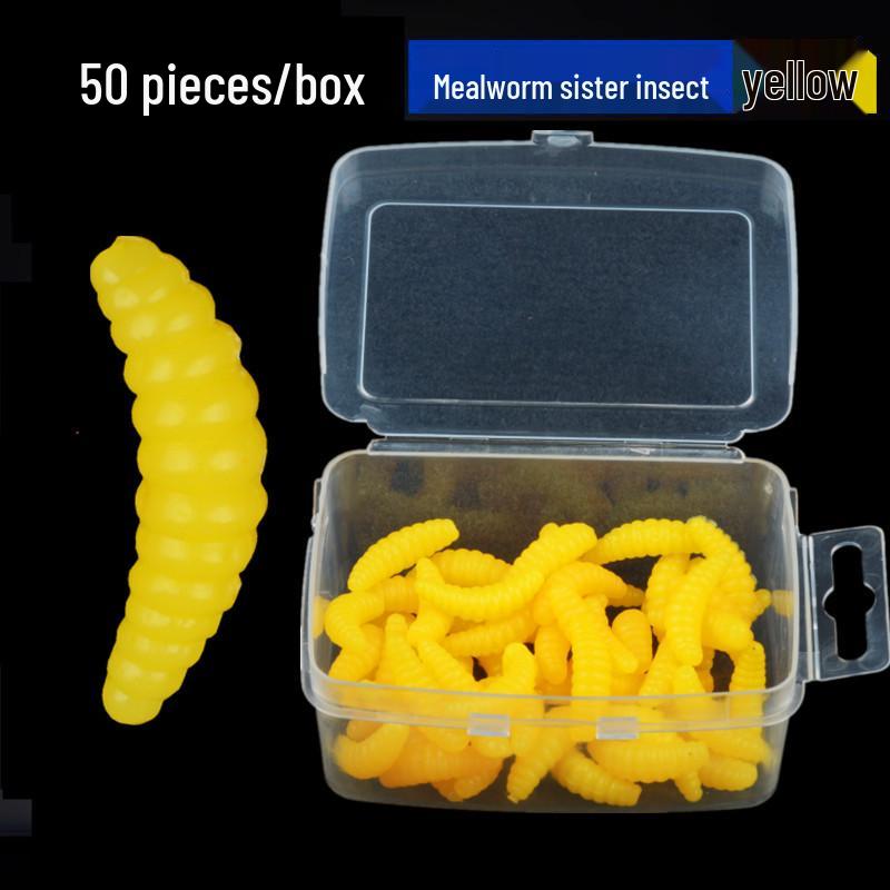 Fishing Lure: Soft Bait for Small Fish Like Qiaozui, Xiaoji, and Li Bread Red Worm Bait.