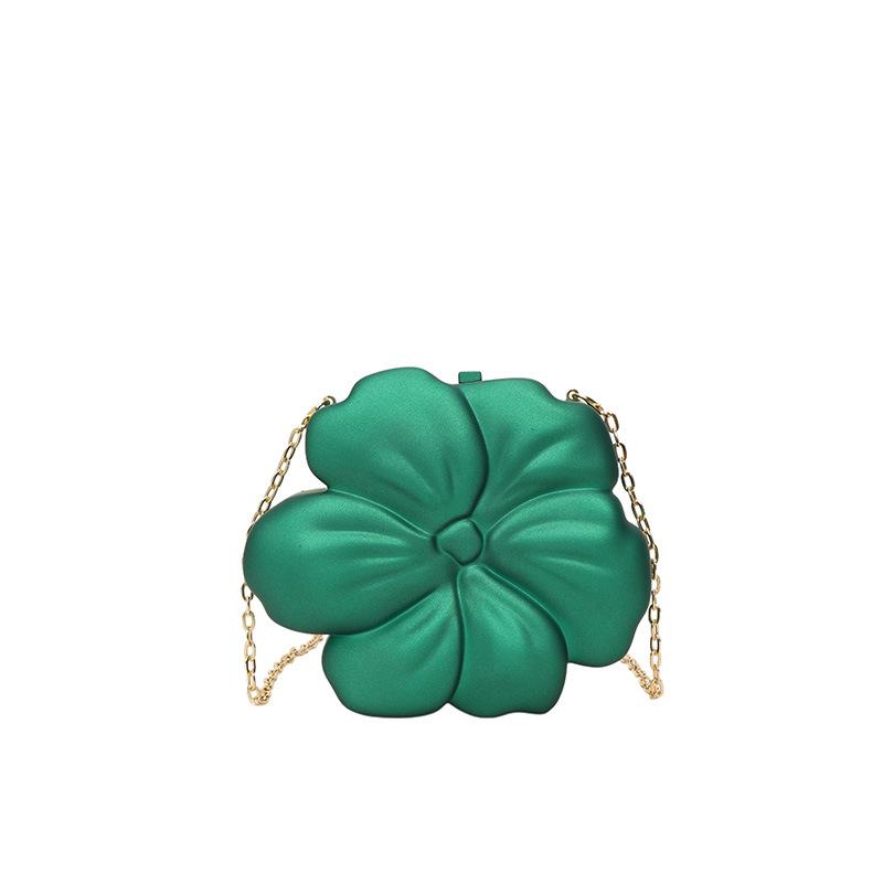 Personalized acrylic mini flower bag female 2025 new European and American sweet and cool style Spice Girl chain bag crossbody red envelope