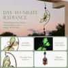 Luminous Glow Dragonfly Wind Bell Good Luck Symbol Wind Spinner Decor  For Patio