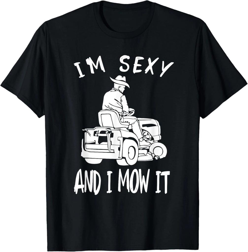Lawn Mowing T-Shirt For Men _ Lawn Tractor Gift Unisex T-Shirt