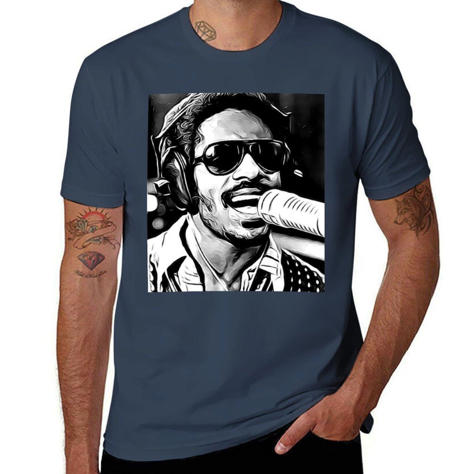 Stevie Wonder TShirt funny t shirts cotton Unisexs graphic t shirts TShirt S