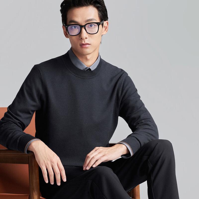 Saint Angelo Men's Wool Crewneck Sweater