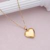 Love Heart Opening Photo Box Pendant Necklace
