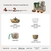 Edenus Dunhuang Thousand Buddhas Portable Ceramic Travel Tea Set