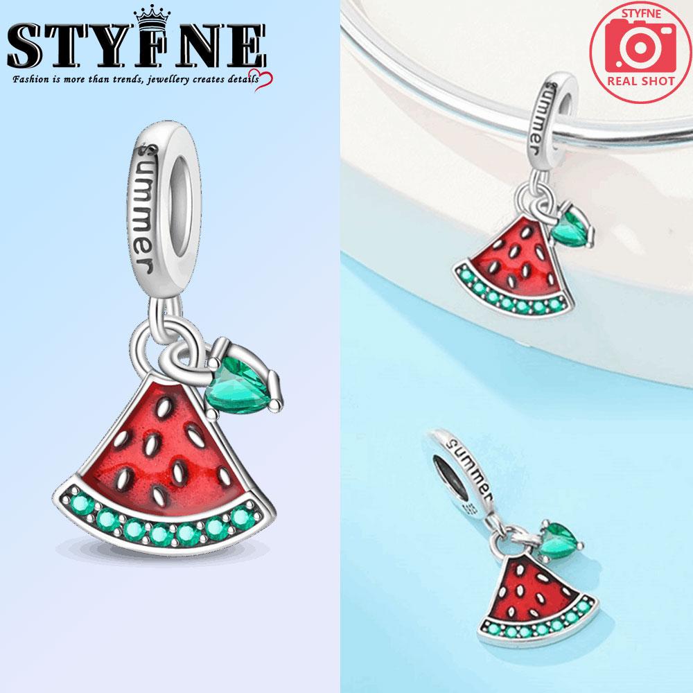 

Copper Strawberry, Watermelon, Pineapple Bead Moon And Sun For European Original Bracelet Jewelry Accessories Diy