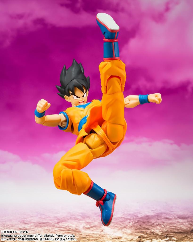 TAMASHII NATIONS Dragon Ball DAIMA Son Goku Approximately 145mm PVC ABS Painted Movable Figure S.H.Figuarts -DAIMA- &