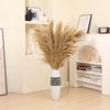 9 Stems Pampas Grass Decor Tall 48''/4 FT, Long Fluffy Dried Pompas Grass, Large Pampas Grass for Floor Vase, Rustic Wedding, Baby Shower, Party,