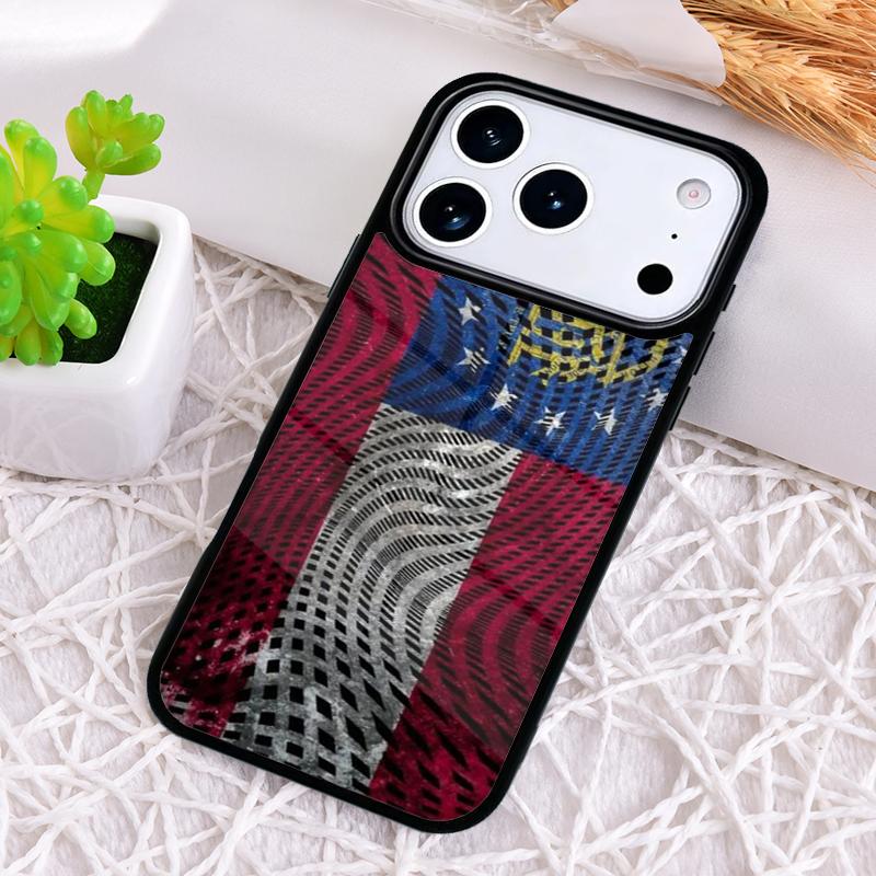 

Georgia State Flag Phone Case for iPhone 17 Air 16 15 11 12 14 13 Pro Max Shockproof Cover iPhone 16
