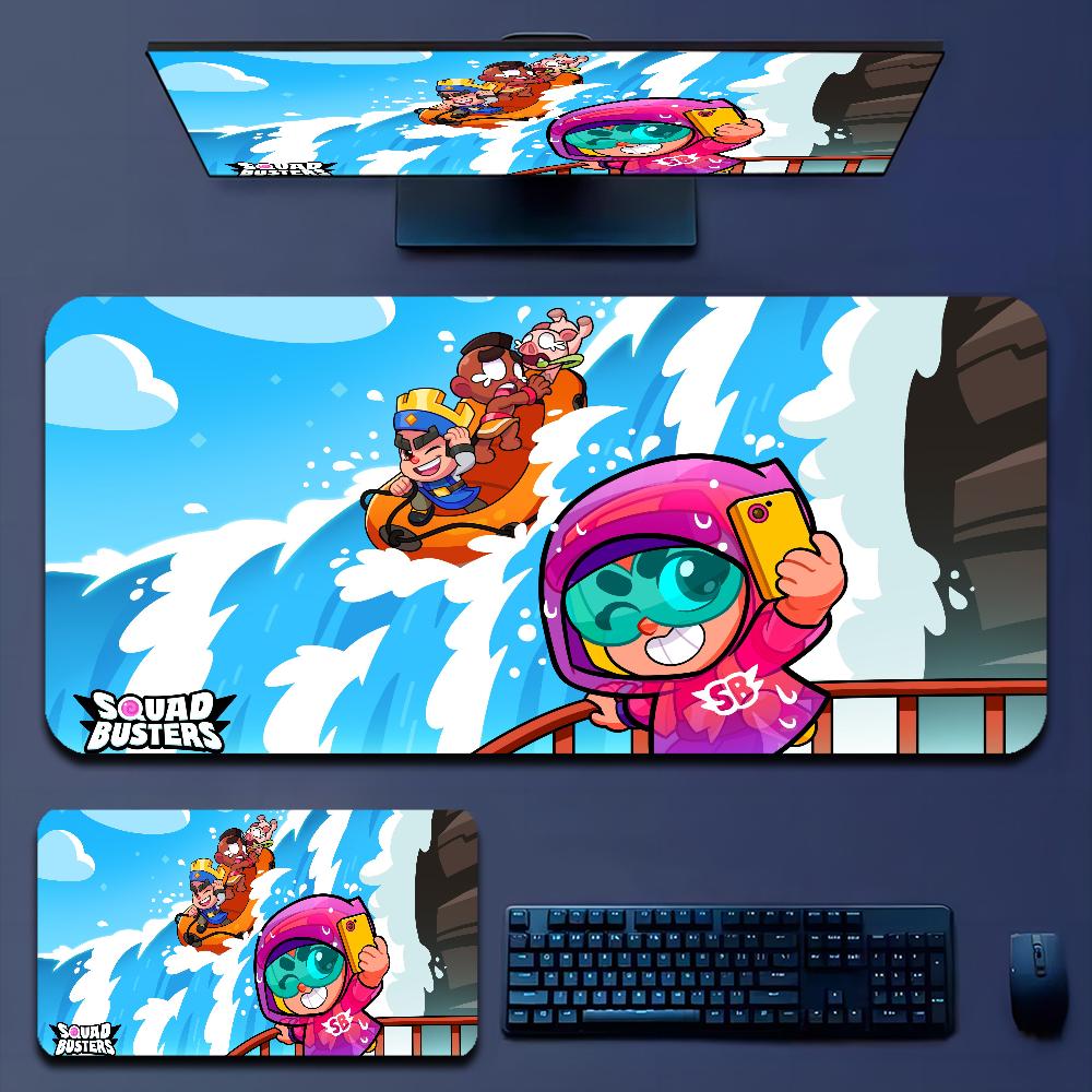 S-Squad B-Busters My Favorite gamer play mats Mousepad Size for Keyboards Mat Mousepad for boyfriend Gift