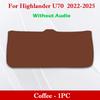 For Toyota Highlander U70 U50 U40 2009-2026 Car Trunk Door Anti Kick Pad Tailgate Protection Mat Cargo Liner Interior Accessorie