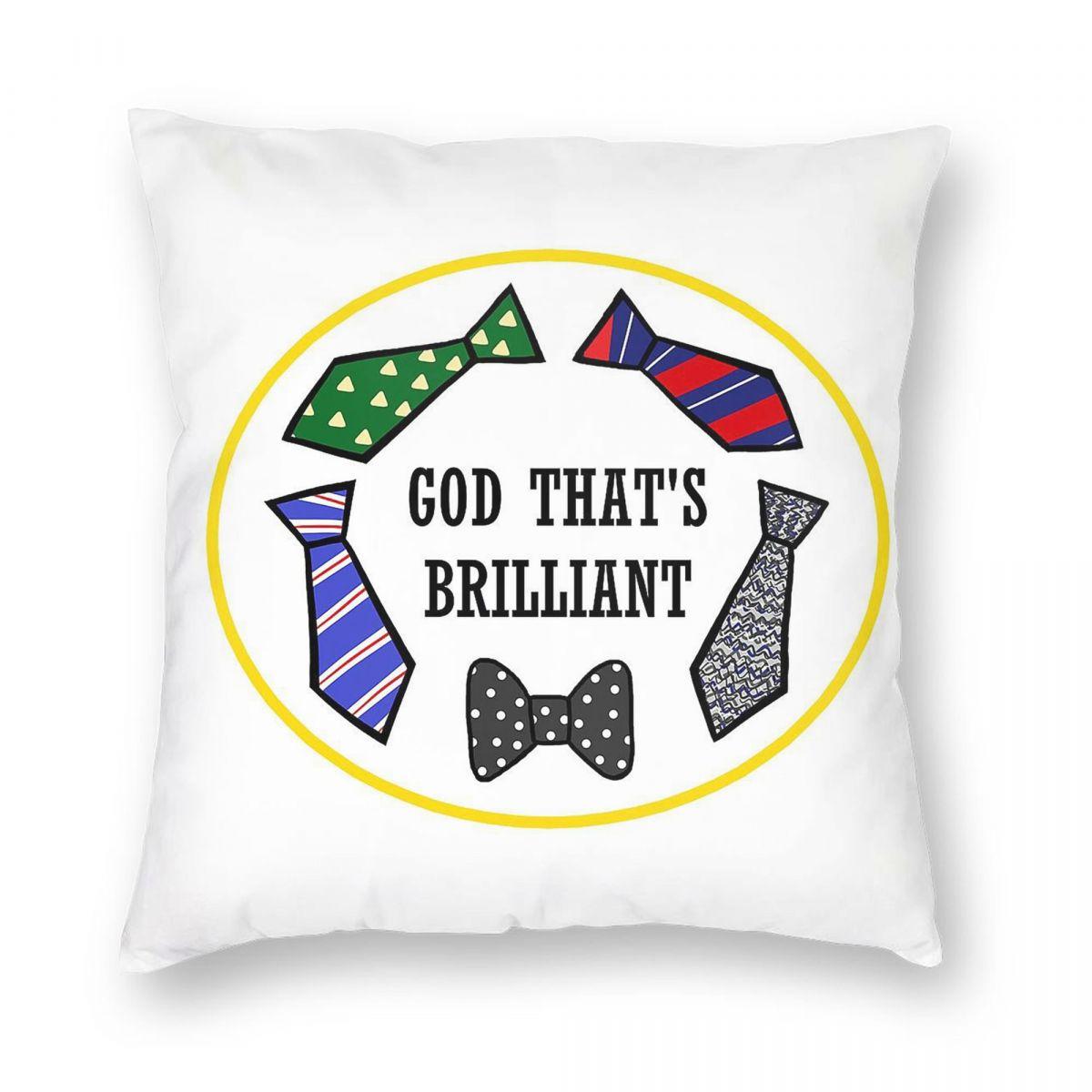 God That S Brilliant Operation Mincemeat Square Pillowcase Polyester Linen Velvet Pattern Zip Throw Pillow Case Home Cover 18 Peach skin 18*18(CM)-1Pcs