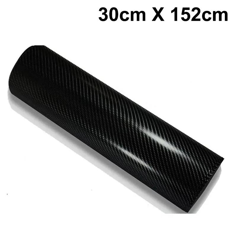 7D Carbon Fiber Car Interior Vinyl Film Decorative Sticker Anti Scratch Protective Film Universal Self Adhesive Car-Styling Trim