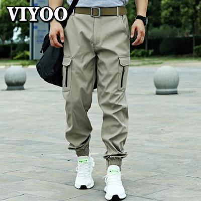 2024 Casual Men's Y2K Cargo Pants Clothing Tracksuits Straight Jogging Joggers Pants Summer Outdoor Streetwear Sweatpants Trousers For Men