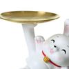 Statue Figurine Animal Sculpture Bunny Figure Resin Decoration Ornament Decorative for Tabletop Home