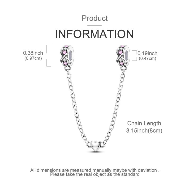 Copper Clasp Copper Cz Pave Clip Charms Daisy Beads Stopper Safety Chain Fit Original Bangle Bracelet Jewelry Clip