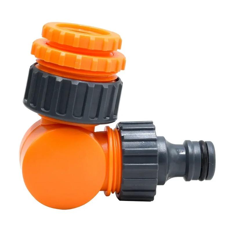 1/2 Inch Quick-Connect Garden Hose Adapter - Leak-Proof Plastic Faucet Connector for Watering, Irrigation & Outdoor Use