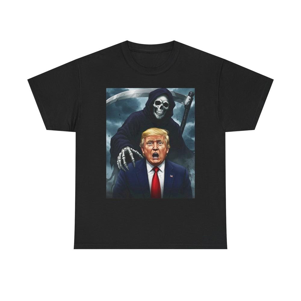 Gavin Newsom TRUMP Fear the Reaper cotton short sleeve round neck Tee T-Shirt Unisex T-Shirt XL