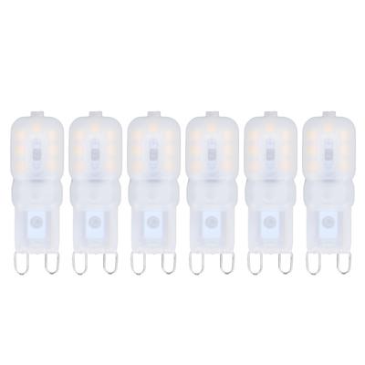 6 Adet G9 LED Ampuller Kısılabilir 3W Enerji Tasarruflu 360 Derece Ampul Tavan Lambaları ve