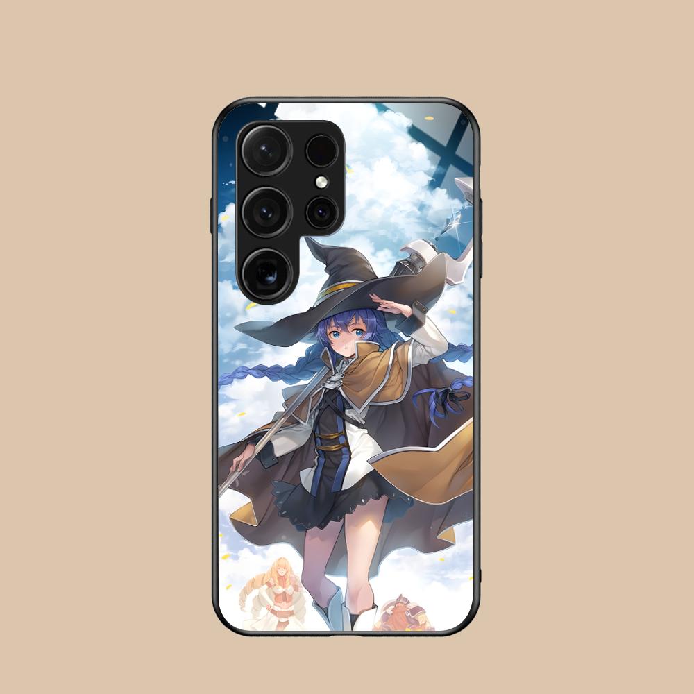 

Mushoku Tensei Roxy Mobile Phone Case for Samsung Galaxy S26 S25 S24 S23 S22 S21 S20 Note20 Plus FE Ultra Glass Colorful Cover Galaxy S26