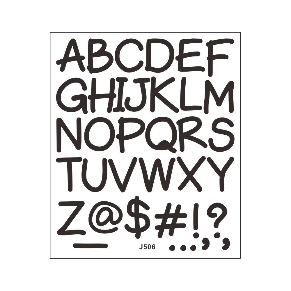 Colorful Creative Capital English Letter Combination Diy Notebook Beautification and Decoration Stickers