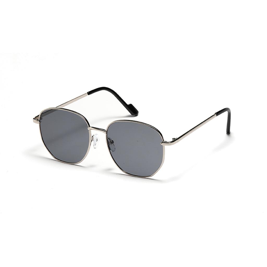 Positive Round Glasses Frame Pink Piece Metal Retro Sunglasses Women'S Sunglasses Men'S