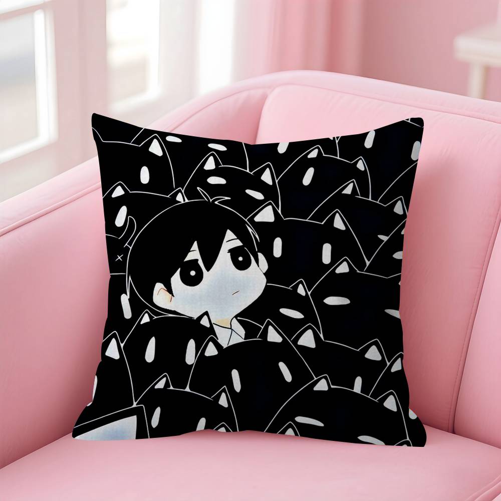 OOmori Game Pillow Cover Sofa Cushion Cover Home Room Decoration Children Gift
