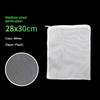 Aquarium Filter Net Bags Reusable Fine Filter Media Bags With Zipper For Aquarium Filtration Bio Ball Carbon Isolation Storage