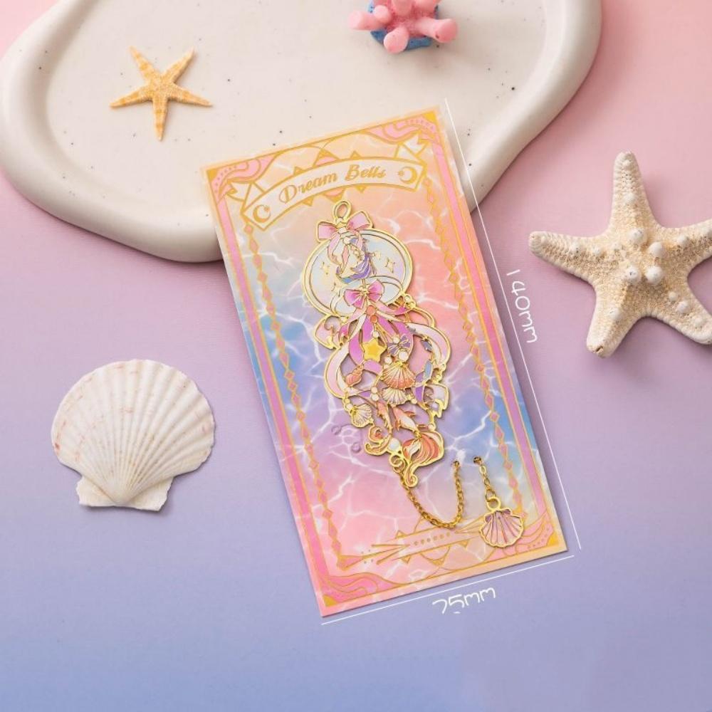 Ocean Theme Bookmark Elegant Metal Bookmark Marine Animals Bookmark For Gift For Friends Reading Study