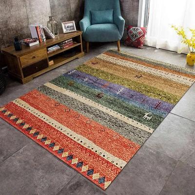 Alfombra de estilo étnico marroquí, mesita para café de sala de estar, alfombra de área grande para dormitorio, alfombra para suelo Retro bohemia, alfombra para suelo
