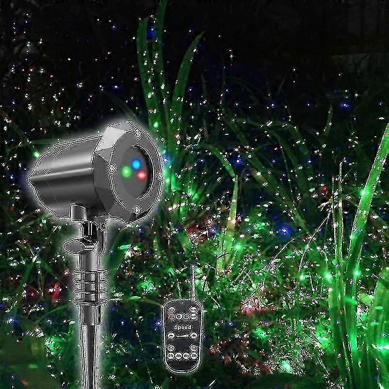 Outdoor Garden Laser Light Waterproof Christmas Projector Lighting With Safety Lock 3 Colors Red, Gr