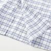 Dibenze Men's Plus Size Plaid Short Sleeve Shirt