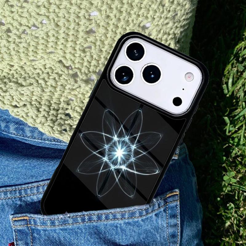 Atom Science Chemistry Phone Case Cover for IPhone 11 12 13 14 15 16e 17 Pro Max Coque for IPhone 17 Air