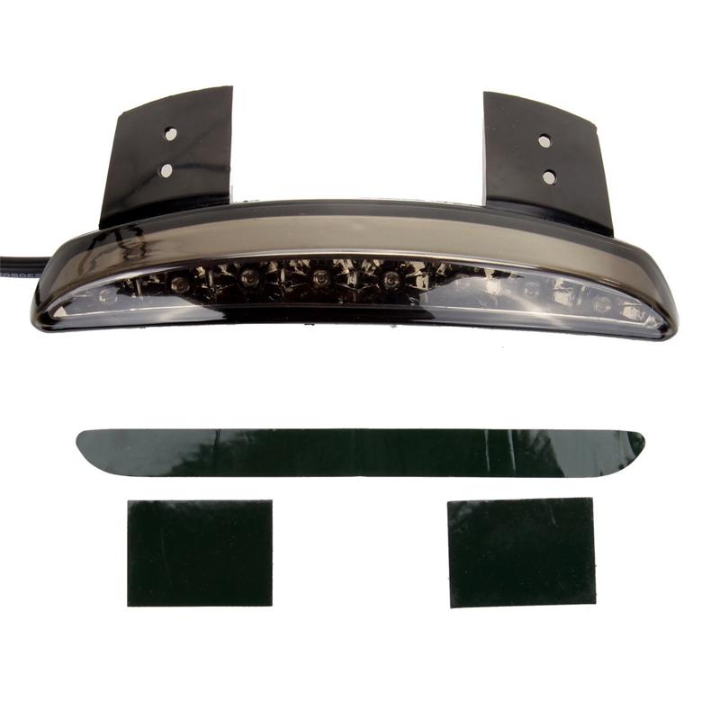 

Задний фонарь мотоцикла красный / дымчатый задний наконечник крыла светодиодный стоп-сигнал задний фонарь лампа для Breakout CVO FXSB 2013 - 2017 2014 2015 XL CB190