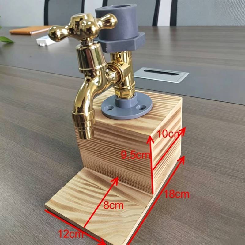 Dispenser per Whiskey con Finitura Legno Carbonizzato per Appassionati di Home Bar