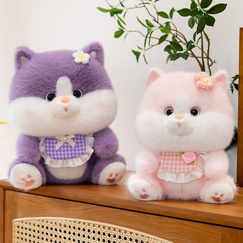 Cute Sweet Cat Doll Plush Toy Kitten Doll Comforting Doll Girl Pillow Birthday Gift