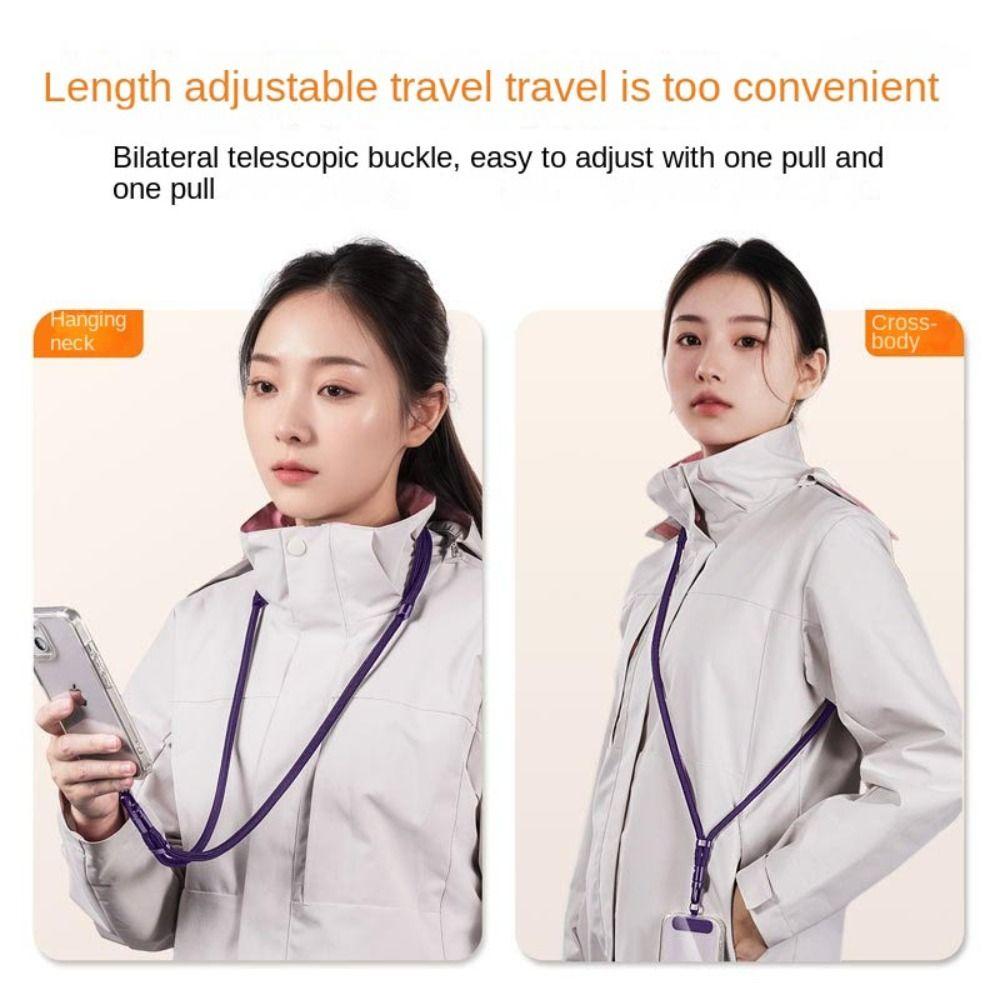 Adjustable Lanyard Woven Hanging Wrist Straps Cell Phone Accessories Hanging Rope  Men Women