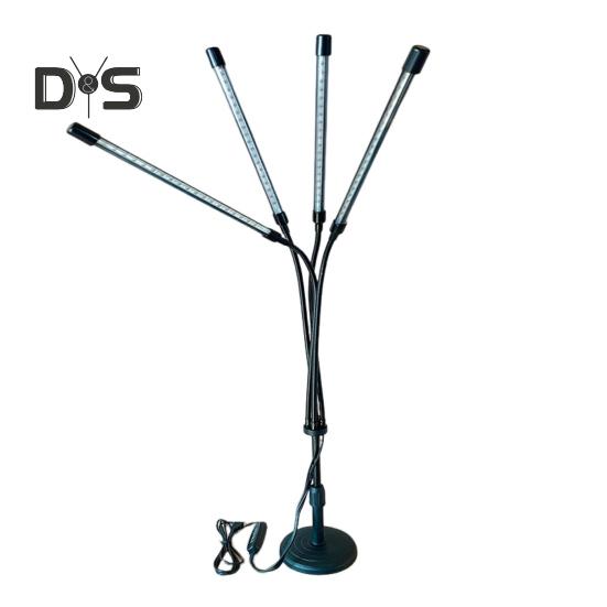 Vnitřní pěstební světlo s 360stupňovou nastavitelnou výškou, funkcí časovače, malou lampou s plným spektrem pro pěstování rostlin