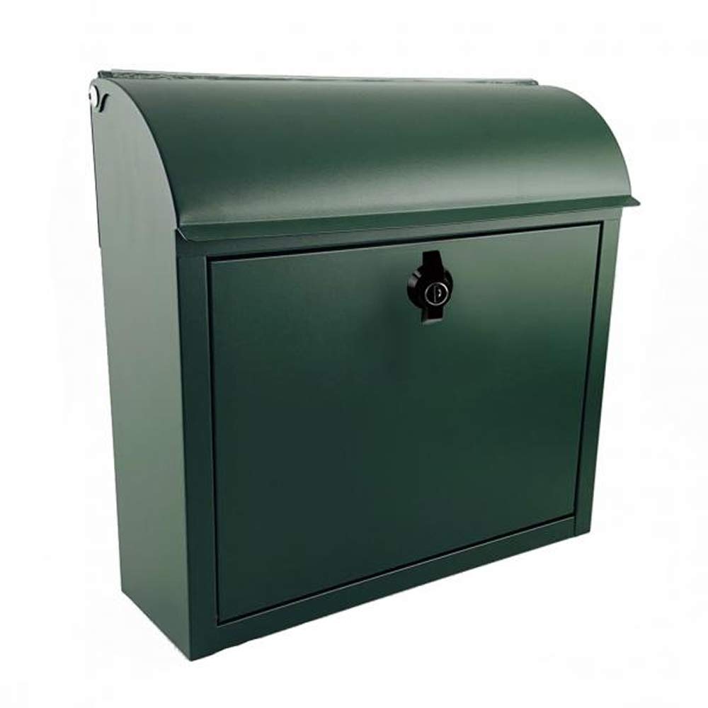 

AXCIS Freestanding Mailbox with A4 Vertical Roofing Mailbox Wall-Mounted, Lock, Size, Opening, (Green) зелёный