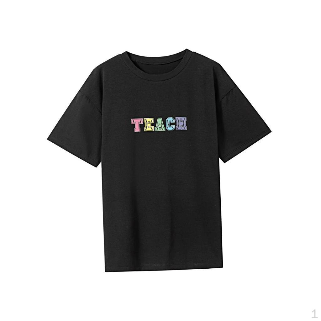 

T Shirt for Women Basic Tee Regular Fit Round Neck Sports Beach