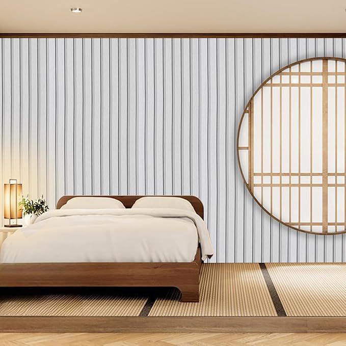 Vintage Retro Wood Grille Self Adhesive Wallpaper 3D Wood Grain Waterproof Wall Sticker Peel and Stick Home Decor