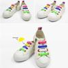 10 Stück/Set Elastische Silikon-Schnürsenkel Kinder Sport Laufen Keine-Krawatte-Schnürsenkel Alle Sneaker Schuhschnürsenkel Passform Riemen Schnürsenkel