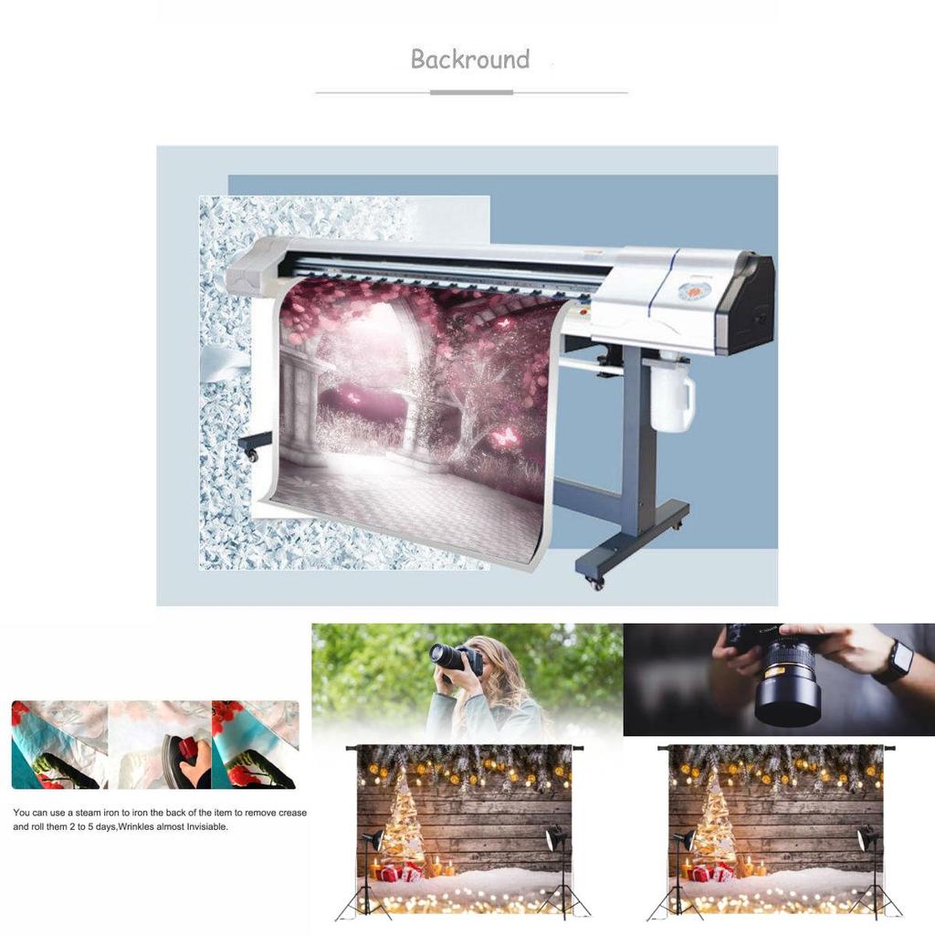 Christmas Theme Photography Backdrop For Kids Studio Photo Prop With Canvas