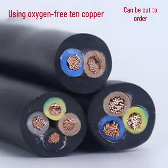 Hengfei 3-Core RVV Copper Flexible Cable, Sheathed 3x2.5/3x6 SQ, 100m