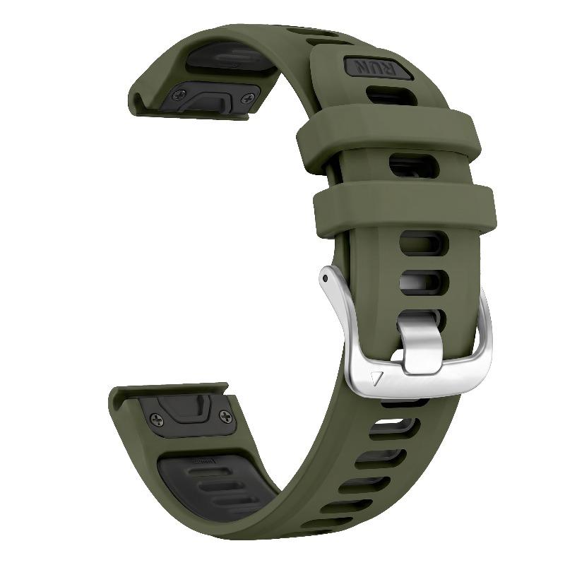 Bracelet de Montre en Silicone QuickFit 22mm 26mm pour Garmin Fenix 7 7X 8 6 Pro Enduro 3 2 Epix Pro Bracelet Sport Couleurs Correspondantes