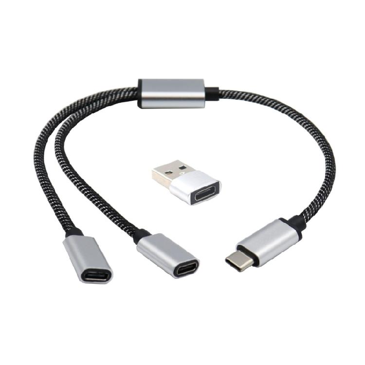 

Эффективный кабель-разветвитель USB C с 2/3 выходами USB C, портативный OTG-адаптер для передачи данных и зарядки