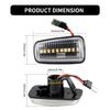 2pcs Waterproof LED Sequential Turn Signal Lights Dynamic Side Marker Lights For Citroen Berlingo Xsara Jumpy Saxo Xantia XM ZX