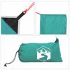 Beach Shade Tent with Sandbags Green 304 x 300 cm