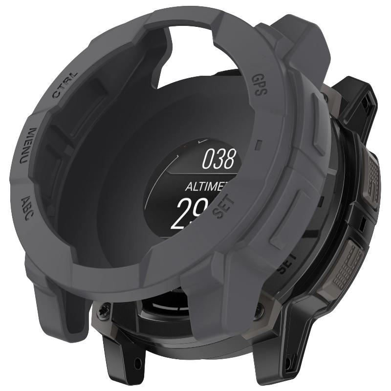 Custodia in Silicone Per Garmin instinct 3 40mm 50MM 45MM TPU Morbida Casing Smart Watch Scala Incisa Protezione Schermo Lunetta Paraurti Guscio