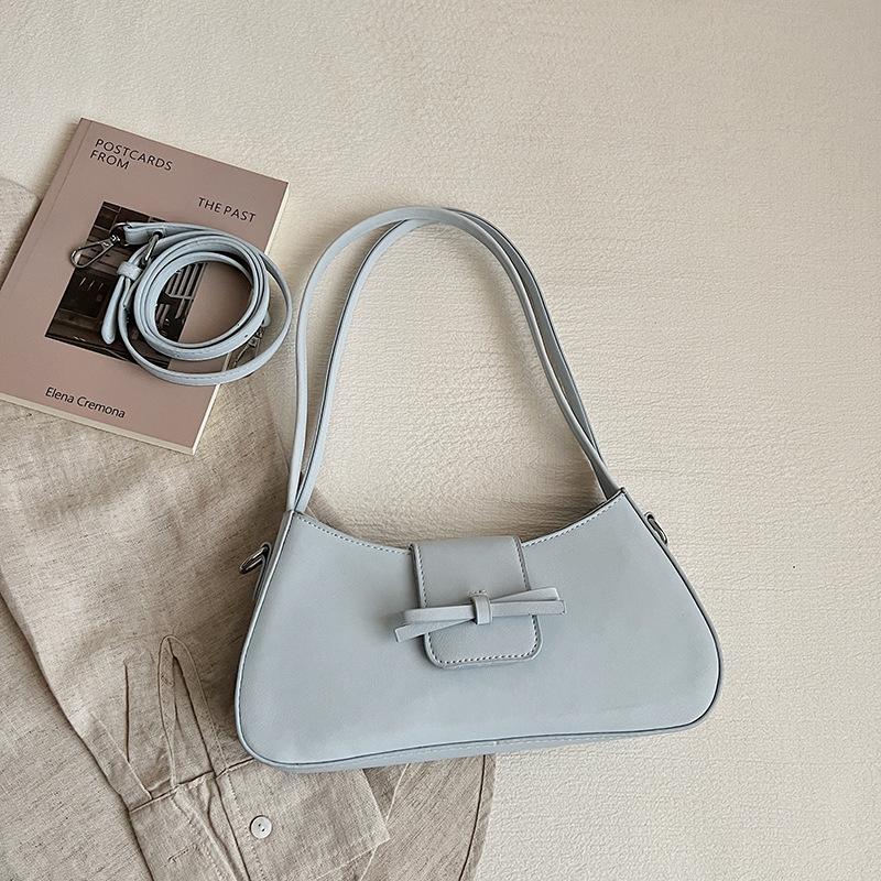 Fashionable Niche Bow-shaped Baguette Handbag Trend Single-shoulder Crossbody Bag