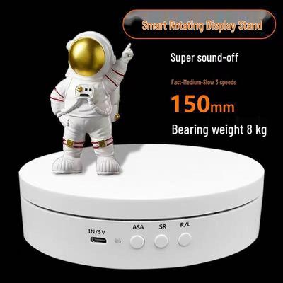 15CM Automatic Rotating Platform for Jewelry Live Broadcasts and Video Shoots